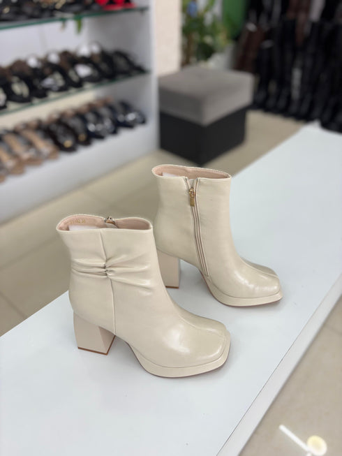 Block Heel Ankle Boots
